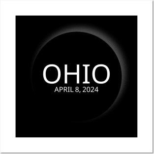 Total Solar Eclipse 2024 Ohio Posters and Art